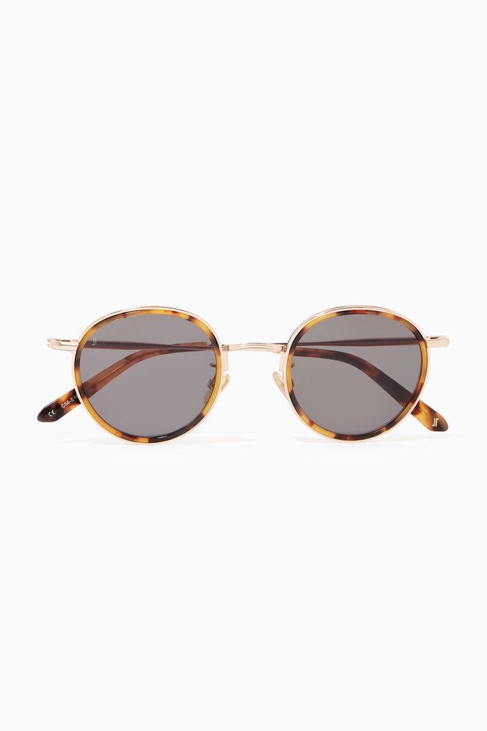 

La Erno in Acetate & Stainless Steel, Black
