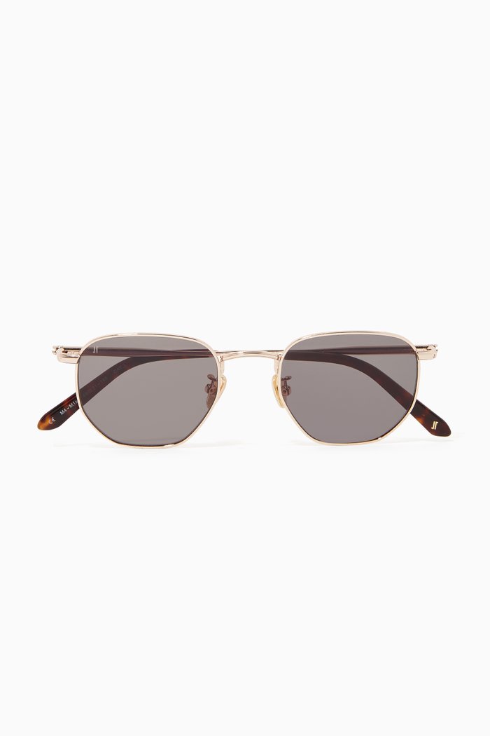 

The Ash in Stainless Steel & Acetate, Gold