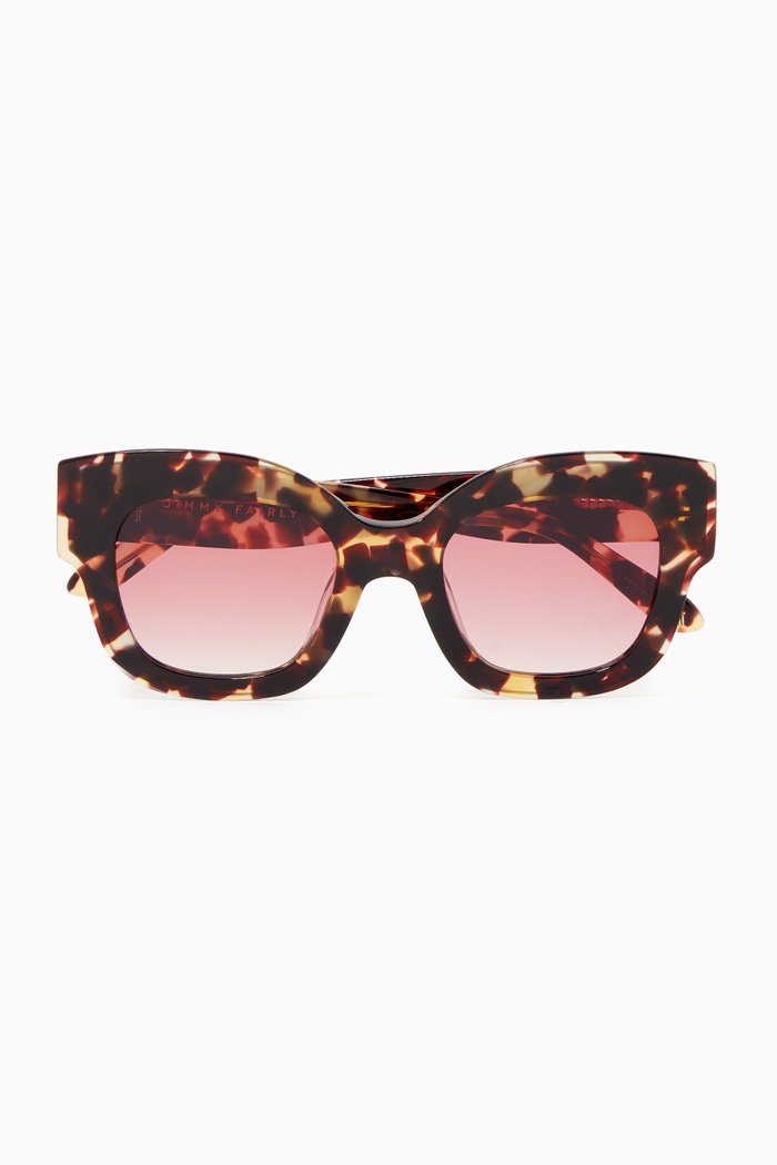 

The Roller in Acetate & Stainless Steel, Brown
