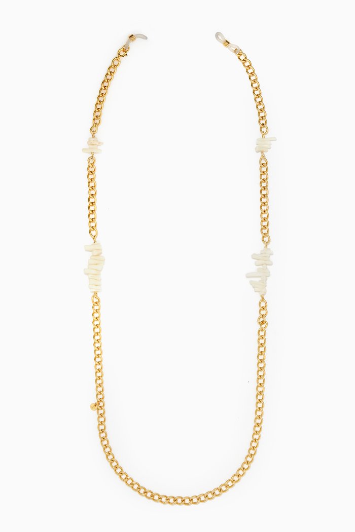 

The Felicity Eyeglasses Chain in Metal, Gold