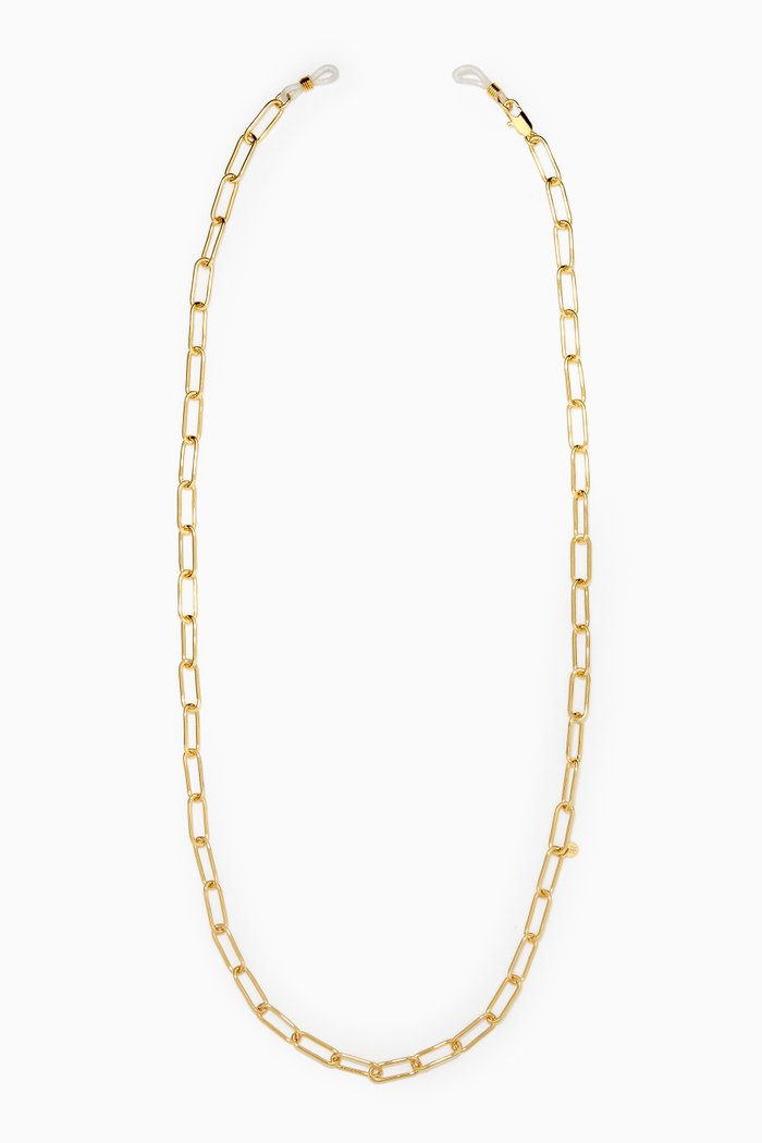 

The Patsy Eyeglasses Chain in Metal, Gold