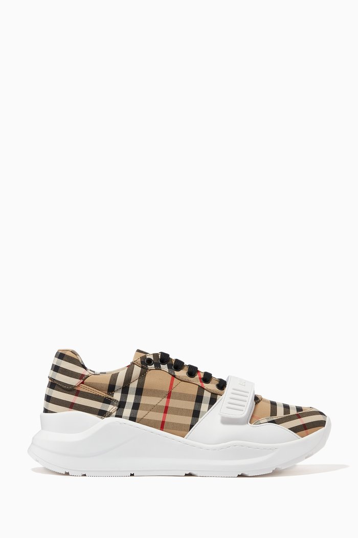 

Sneakers in Vintage Check Cotton, Neutral
