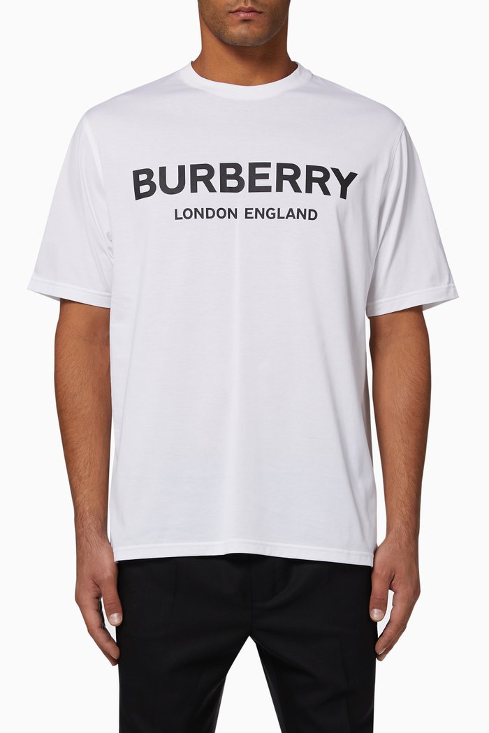 Logo Cotton T-Shirt, White