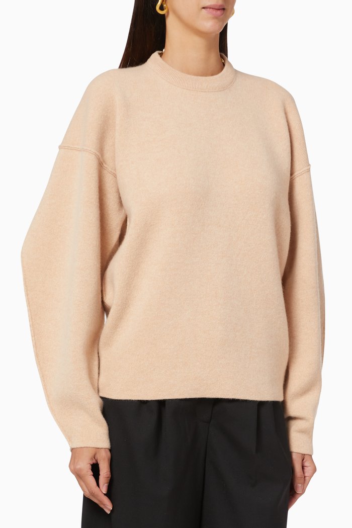 

Oversized Cashmere Sweater, Neutral