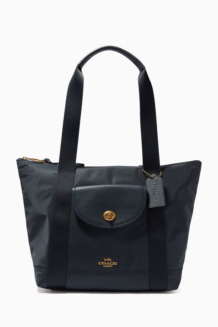 

Cargo Tote in Nylon, Blue