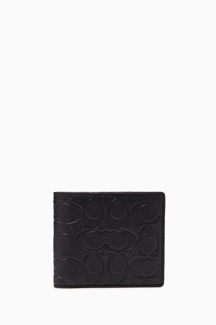 

3-in-1 Wallet in Signature Leather, Black