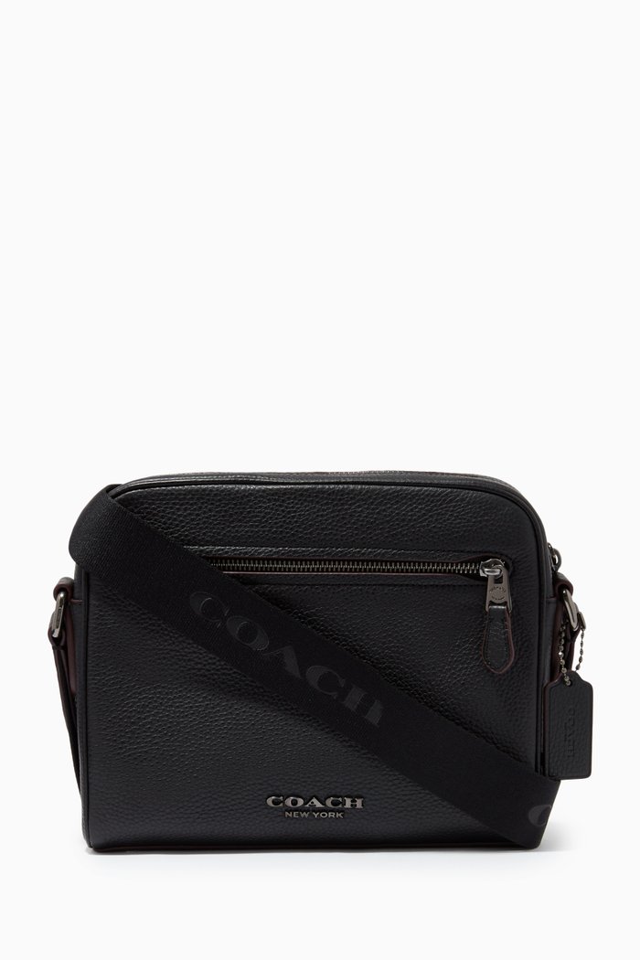 

Metropolitan Soft Camera Bag in Pebble Leather, Black