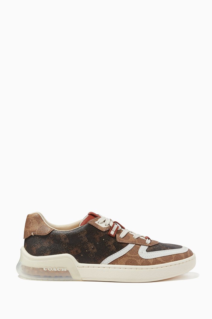 

Citysole Court Sneakers in Leather, Brown