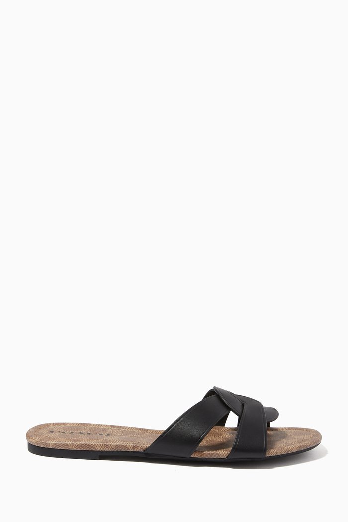 

Essie Sandals in Leather, Black