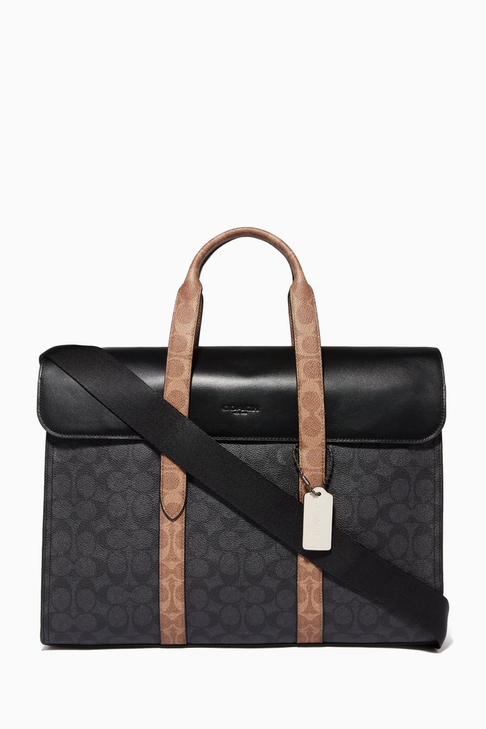 

Metropolitan Portfolio in Colourblock Signature Canvas, Grey