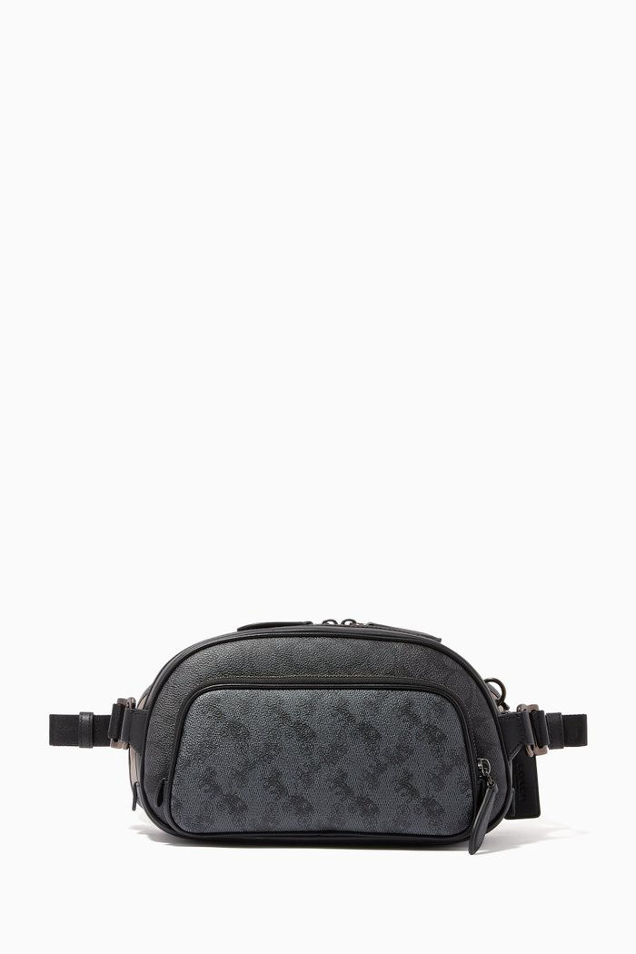 

Hitch Belt Bag in Signature Canvas with Horse & Carriage Print, Blue