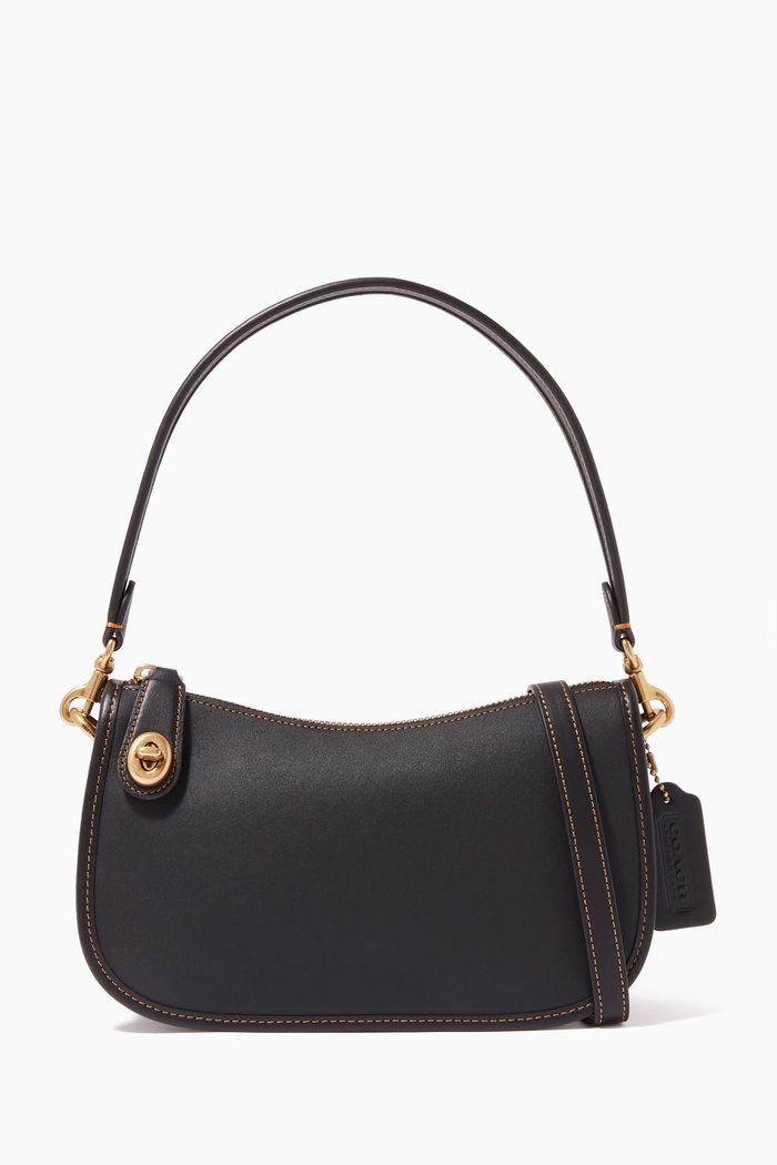 

Swinger Bag in Leather, Black