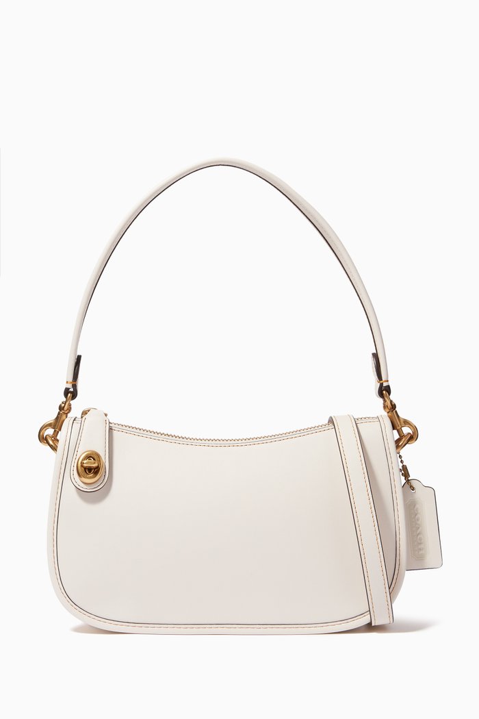 

Swinger Bag in Leather, White