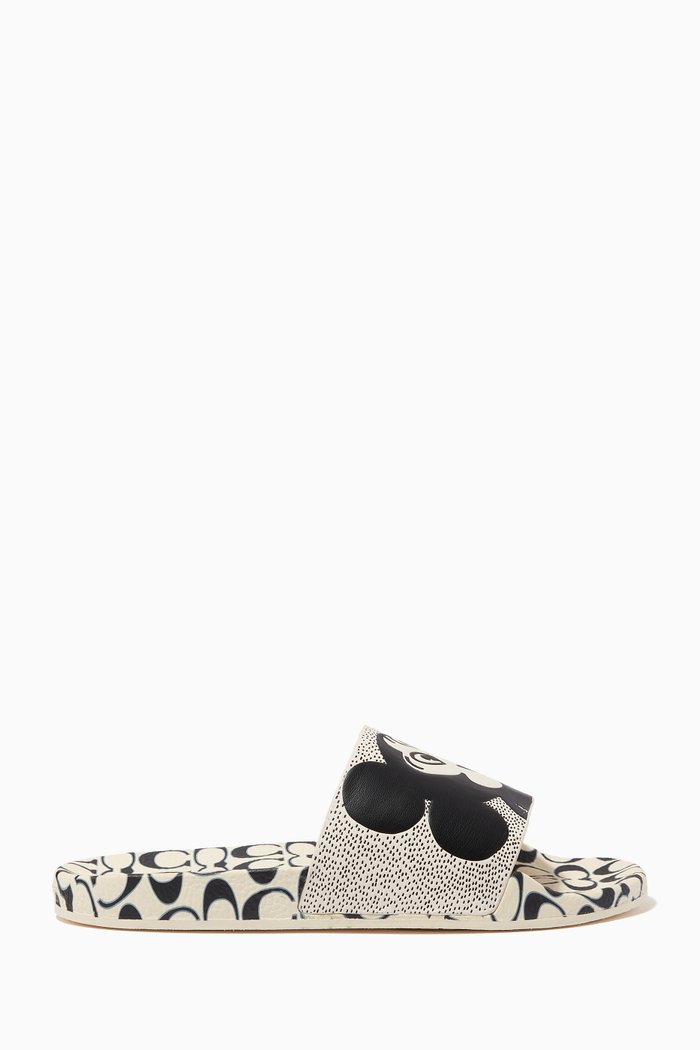 

Disney Mickey Mouse x Keith Haring Slides in Rubber, White