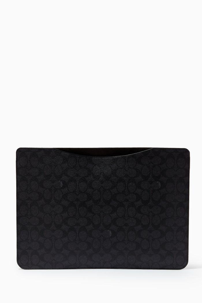 

Laptop Sleeve in Signature Canvas, Grey