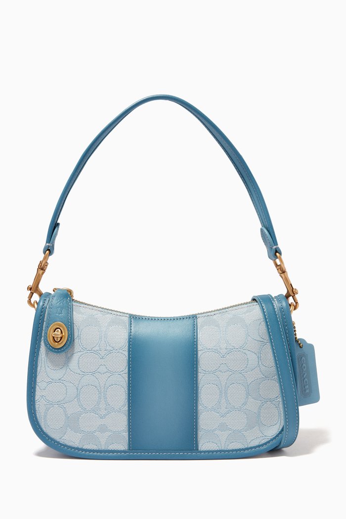 

Swinger Bag in Signature Jacquard, Blue