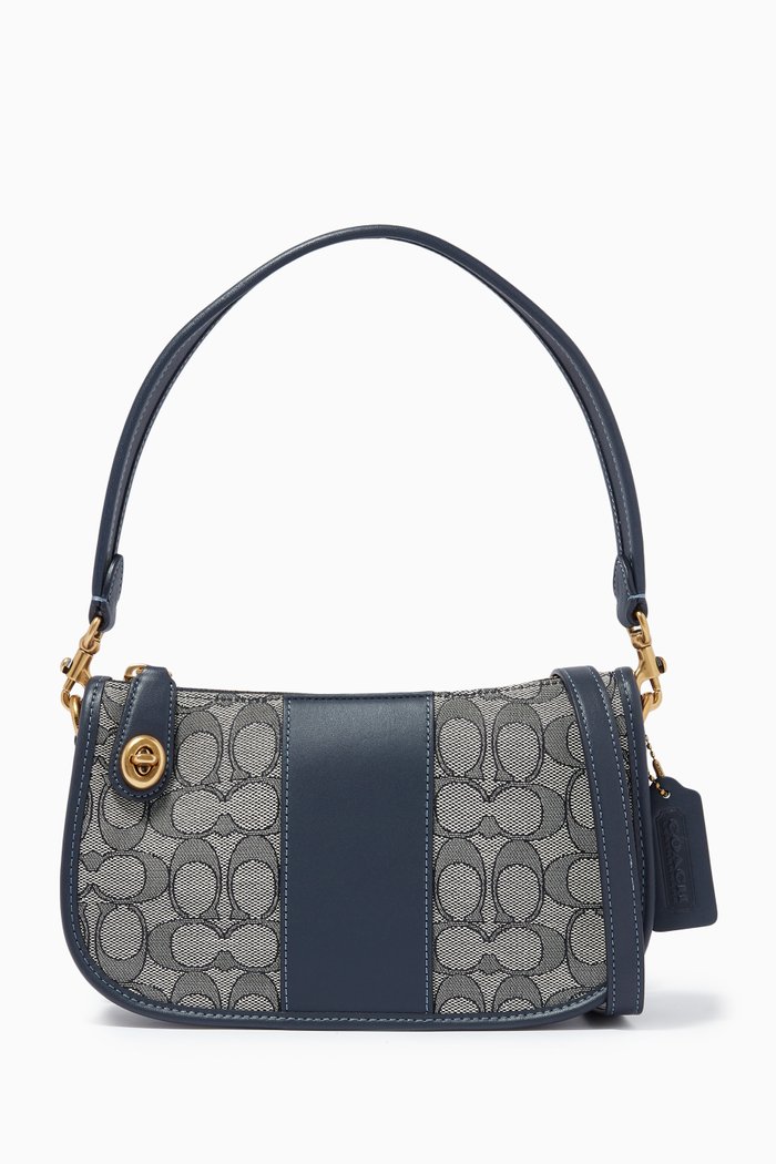 

Swinger Bag in Signature Jacquard, Blue