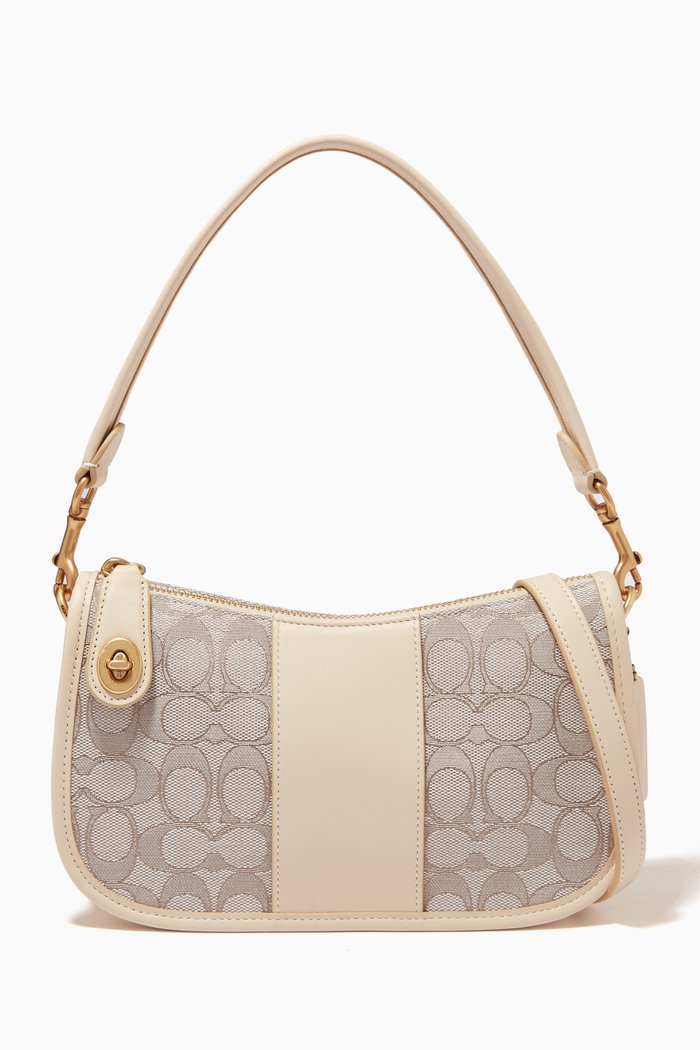 

Swinger Bag in Signature Jacquard, White