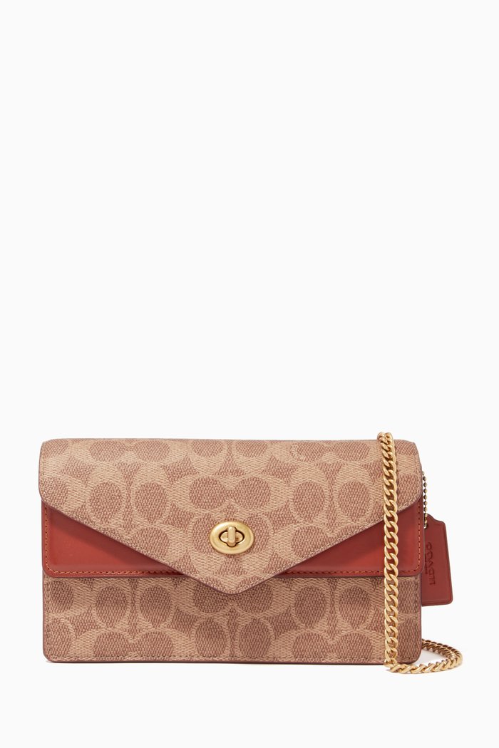 

Aster Crossbody Bag in Signature Canvas, Brown