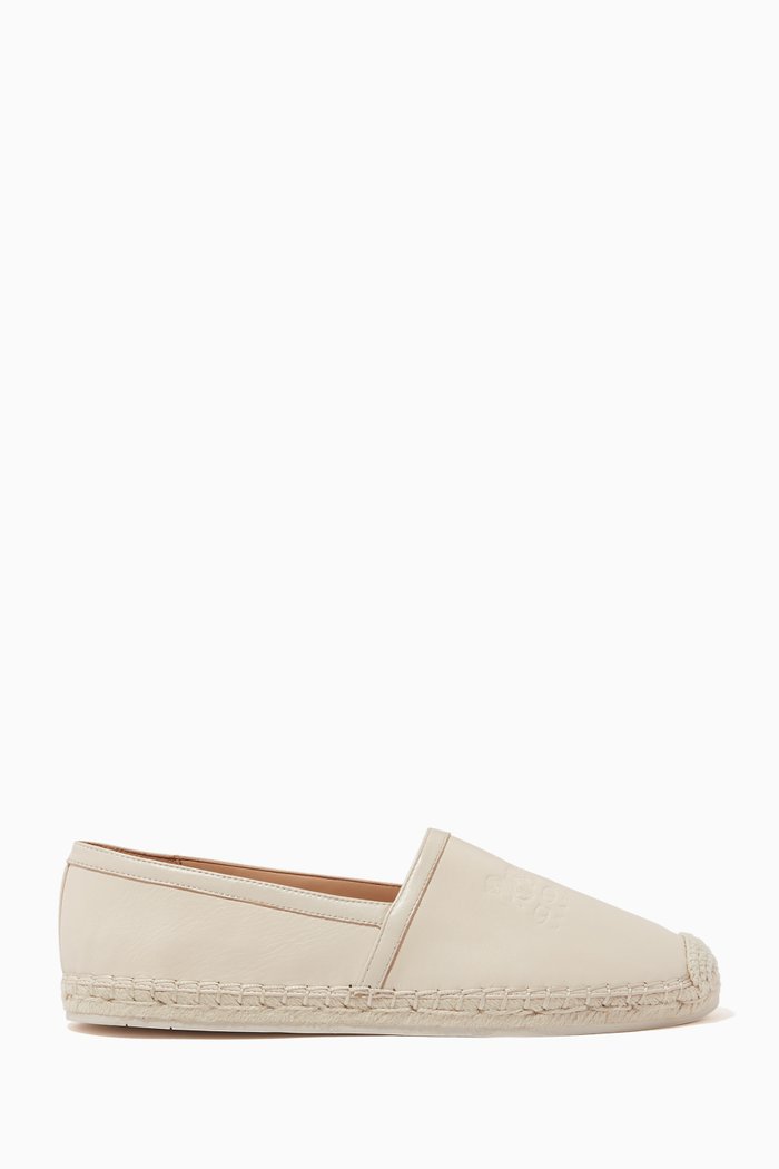 

Charlie Espadrilles in Leather, White