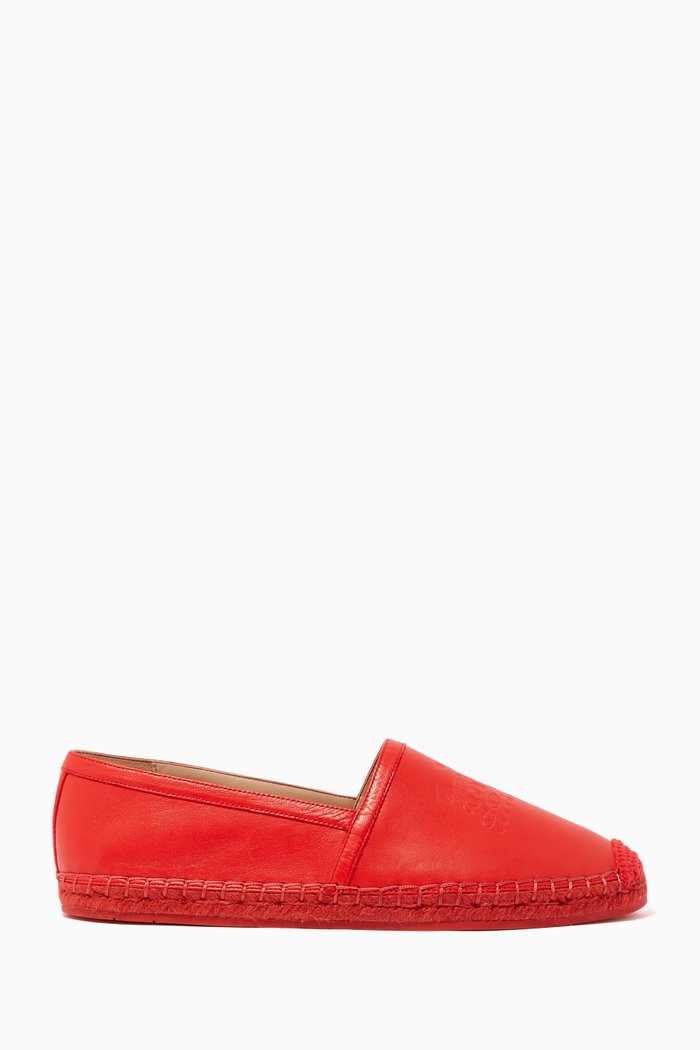 

Charlie Espadrilles in Leather, Brown