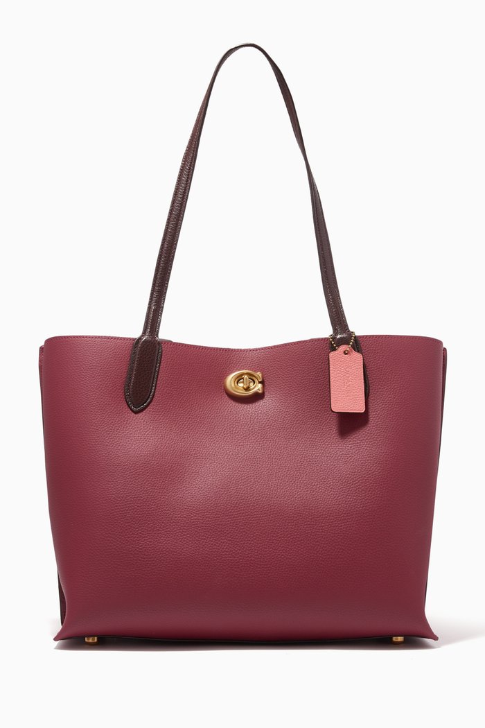 

Willow Tote in Leather, Multicolour