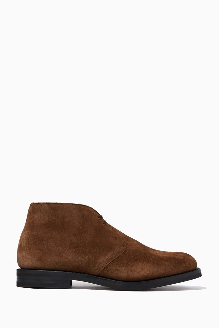 

Ryder 3 Desert Boots in Suede Leather, Brown