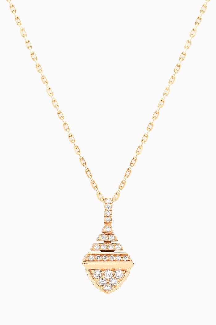 

Cleo Rev Diamond Mini Pendant in 18kt Yellow Gold