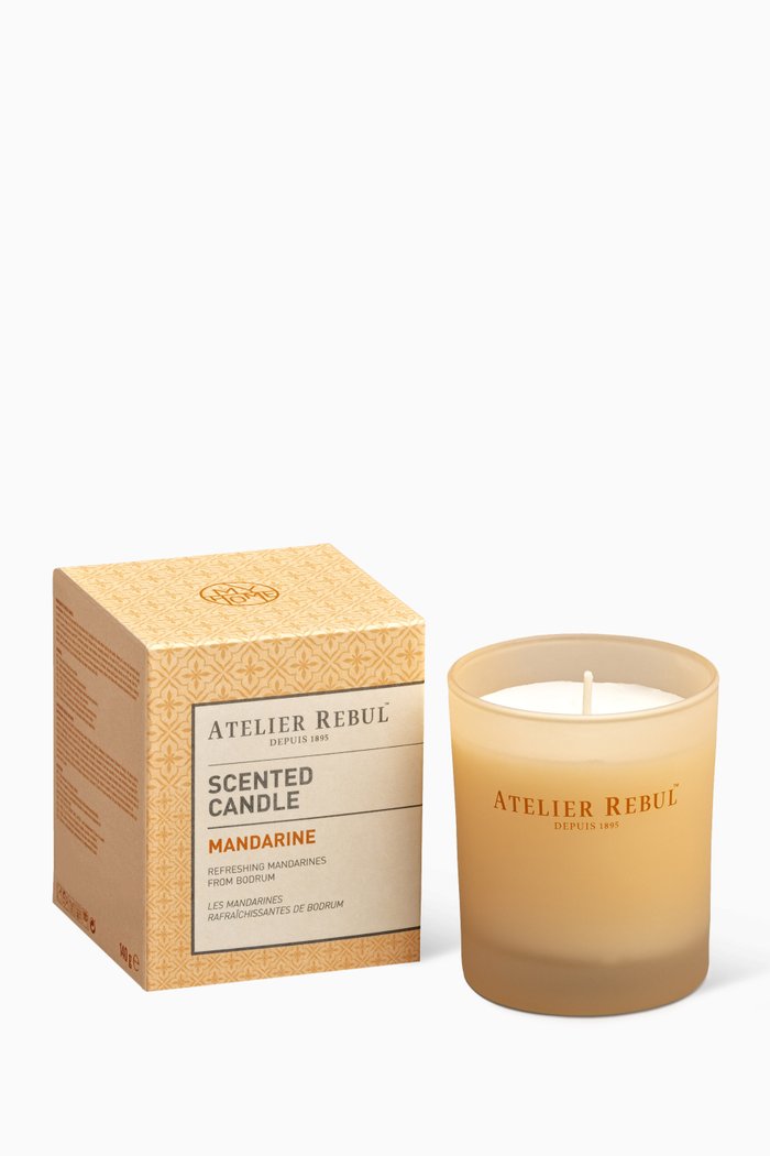 

Mandarine Scented Candle, 140g, Orange