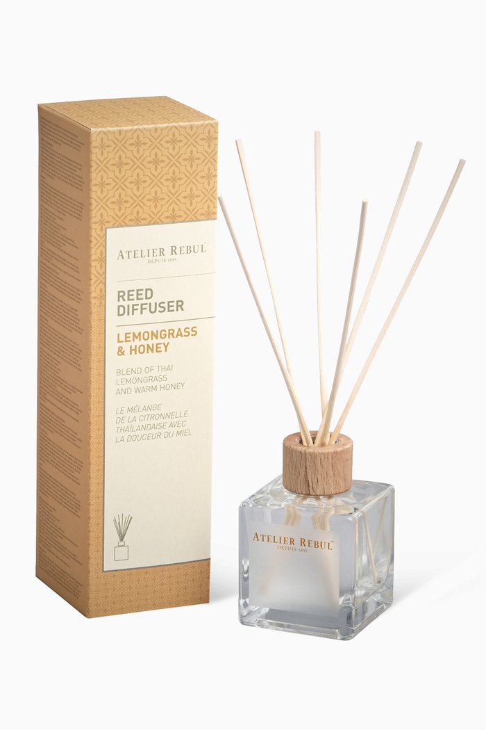 

Lemongrass & Honey Reed Diffuser, 120ml, Multicolour