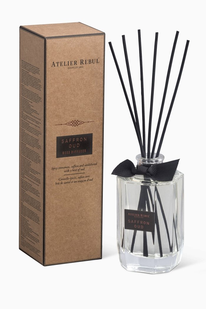 

Saffron Oud Reed Diffuser, 200ml, Multicolour