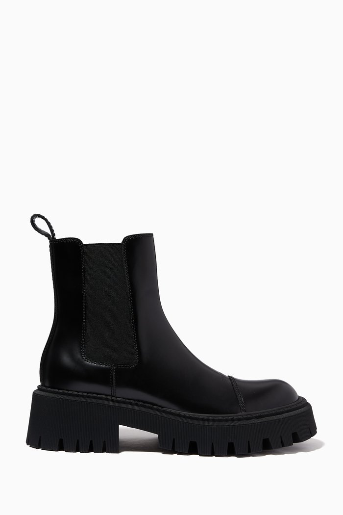 

Tractor 20 Boot in Smooth Calfskin, Black
