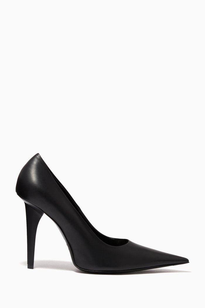 Knife Shark 110 Pumps in Nappa Leather, Black