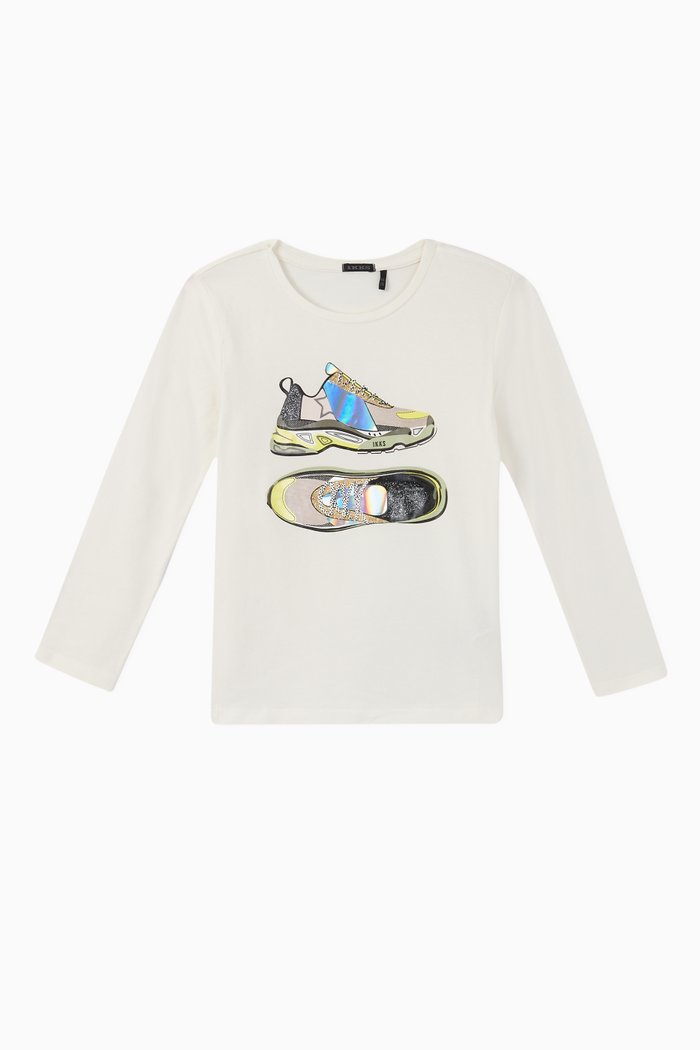 

Trainers Graphic Jersey T-Shirt, White