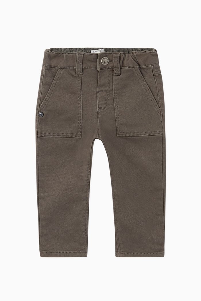 Knitlook Cotton Jeans, Green