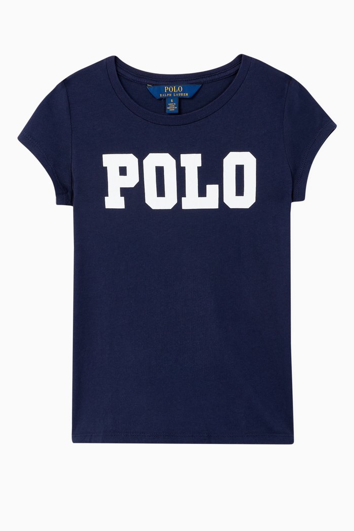 

Logo Cotton Jersey T-Shirt, Blue