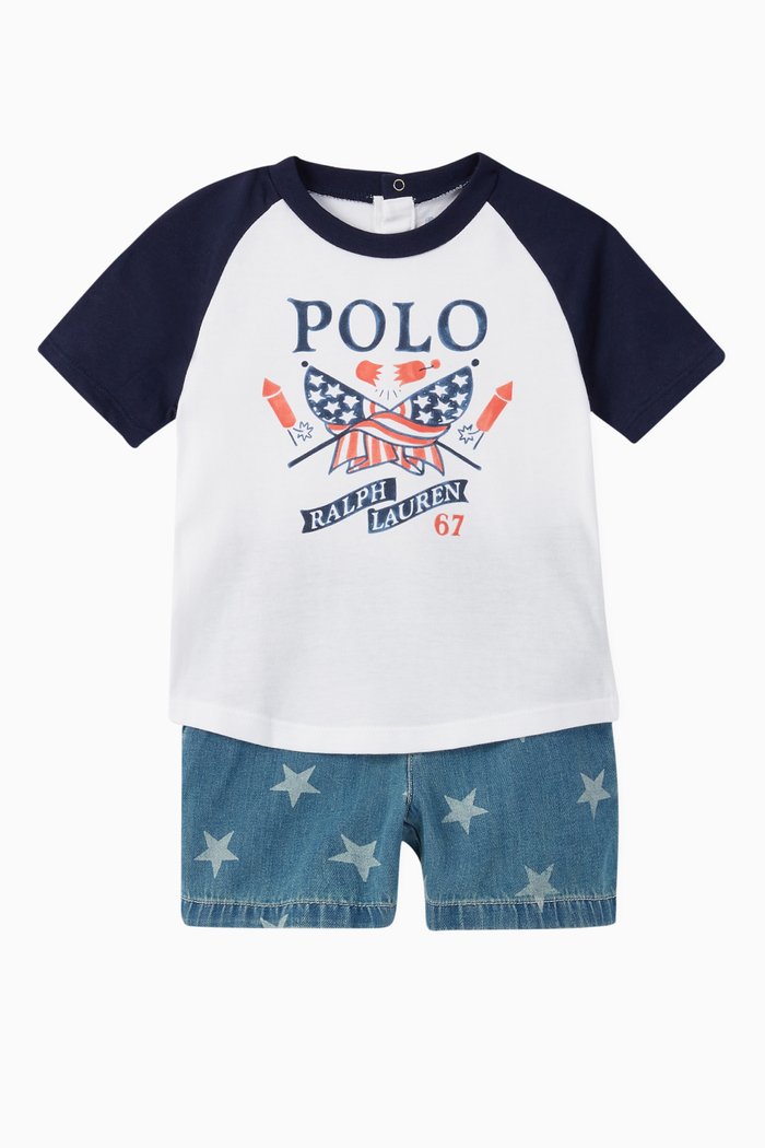 

Logo Graphic Jersey Set, Multicolour