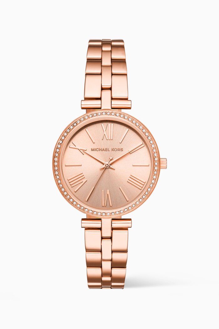 

Maci Pavé Quartz Watch, Rose gold