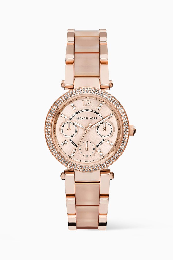 

Parker Mini Quartz Chronograph Watch, Rose gold