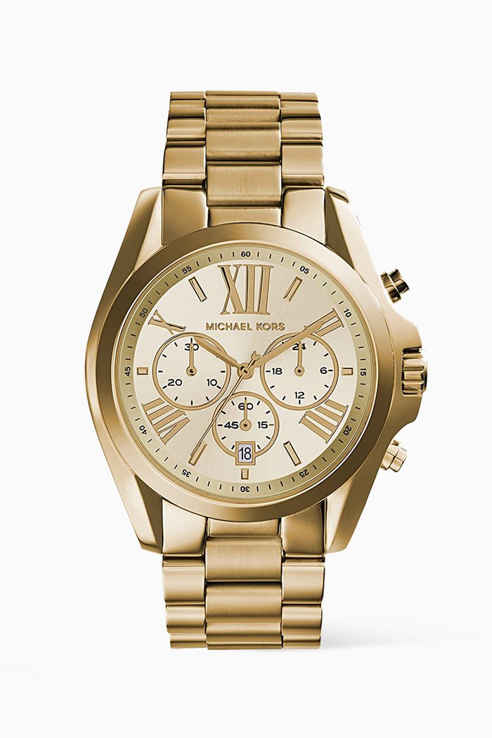Bradshaw Oversized Quartz Chronograph Watch, Gold