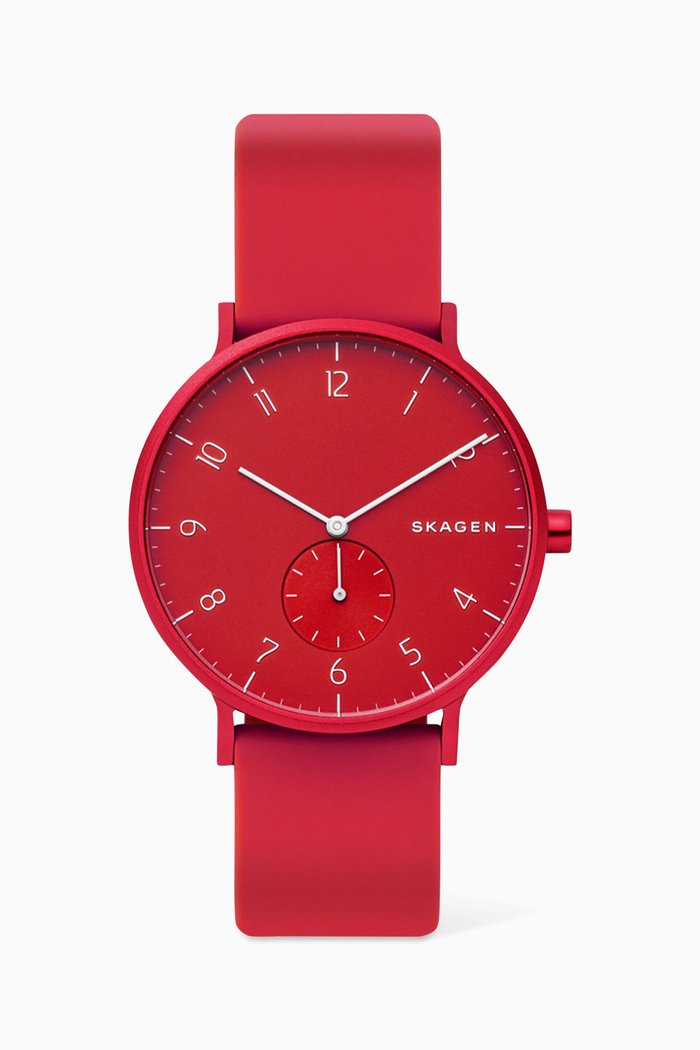 

Aaren Kulor 41mm Quartz Watch, Red