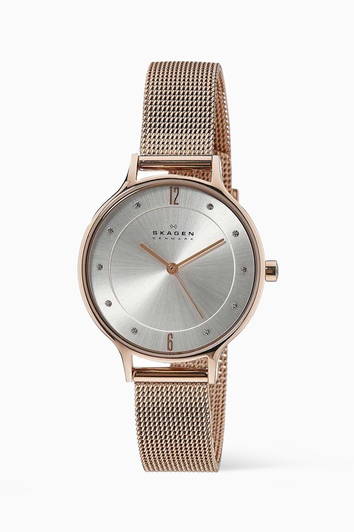 

Anita 30mm Quartz Watch, Rose gold