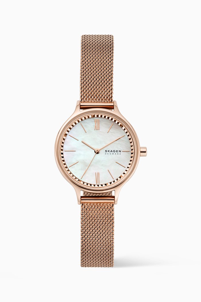 

Anita 30mm Quartz Watch, Rose gold