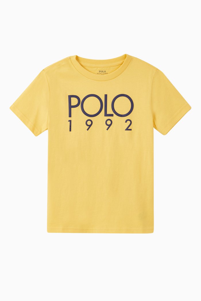 

Cotton Jersey Graphic T-Shirt, Yellow