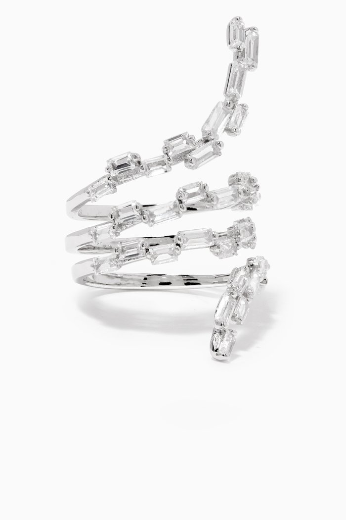 

Star Fall Ring in Sterling Silver