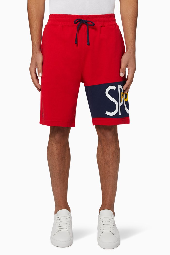

Polo Sport Fleece Shorts, Red