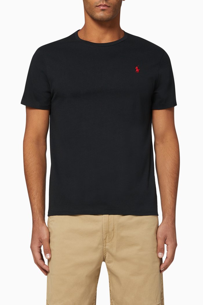 

Custom Slim Fit Cotton T-Shirt, Black