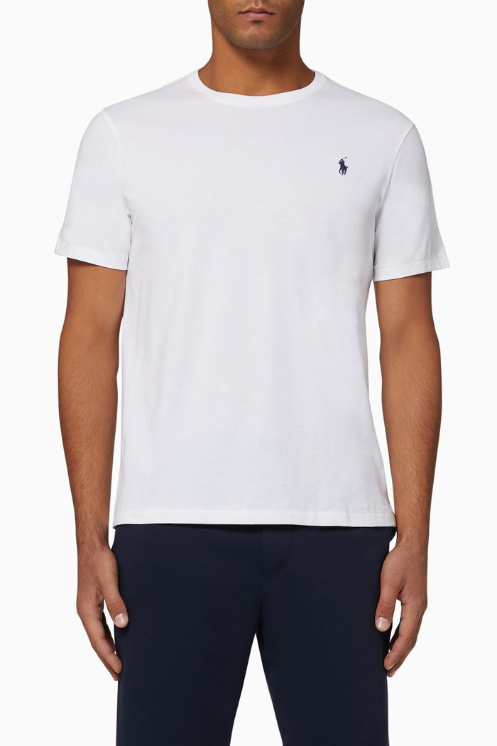 

Custom Slim Fit Cotton T-Shirt, White