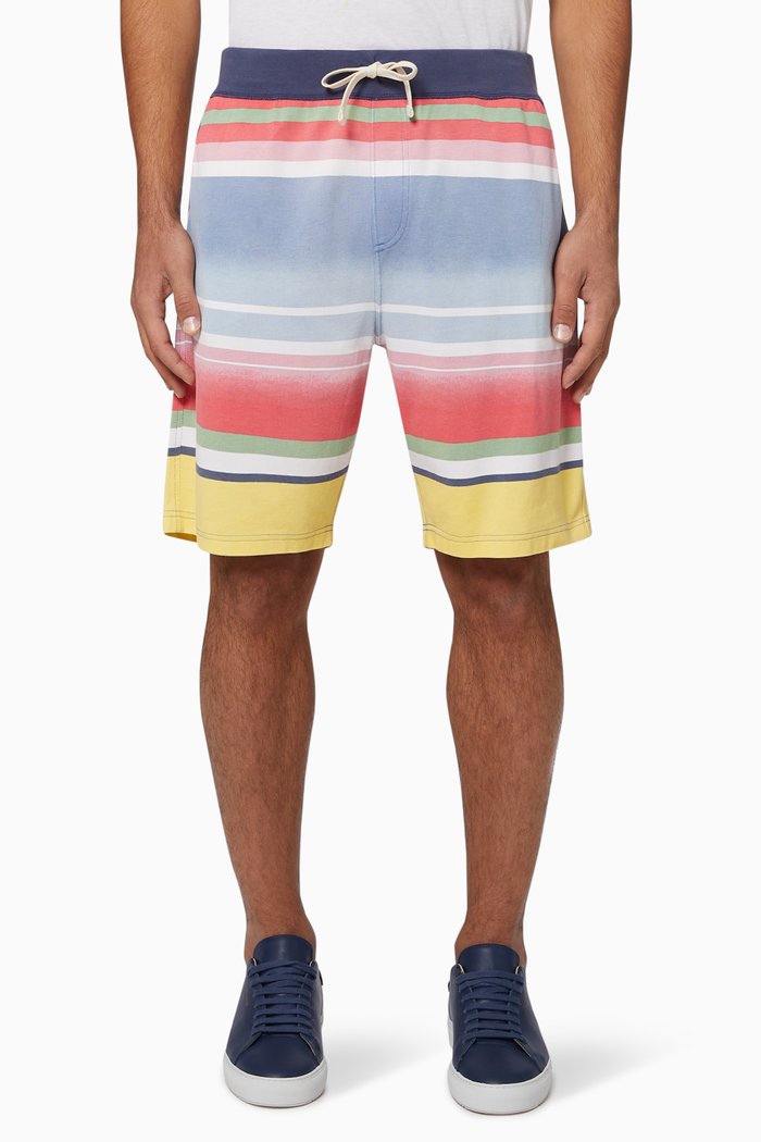 

Striped Mesh Shorts, Multicolour