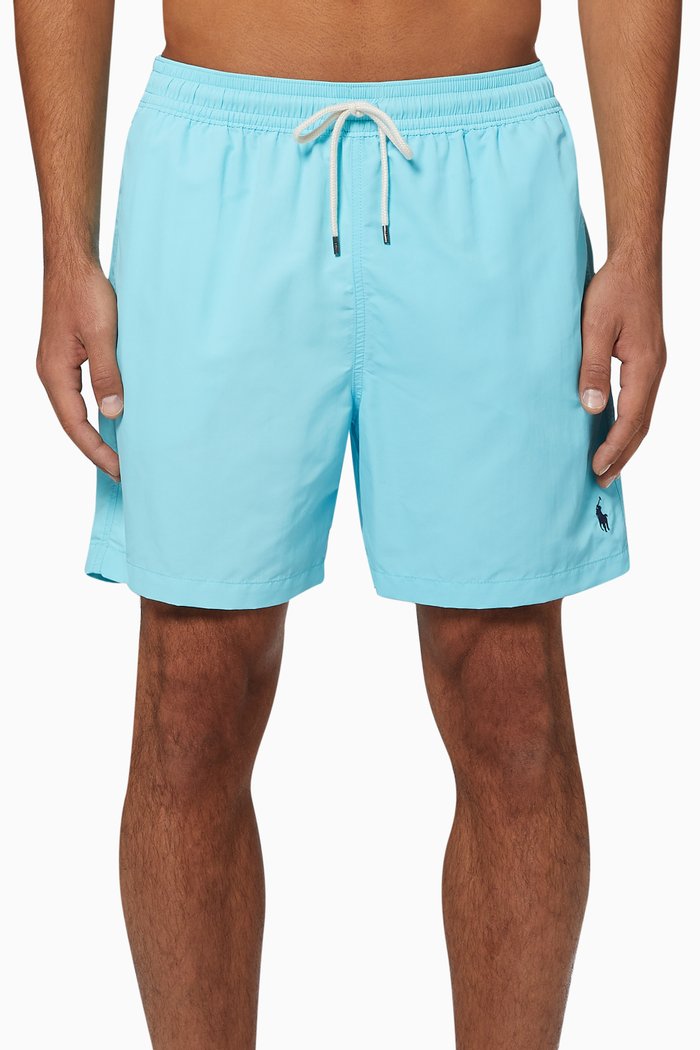5.5" Traveller Swim Trunks, Blue